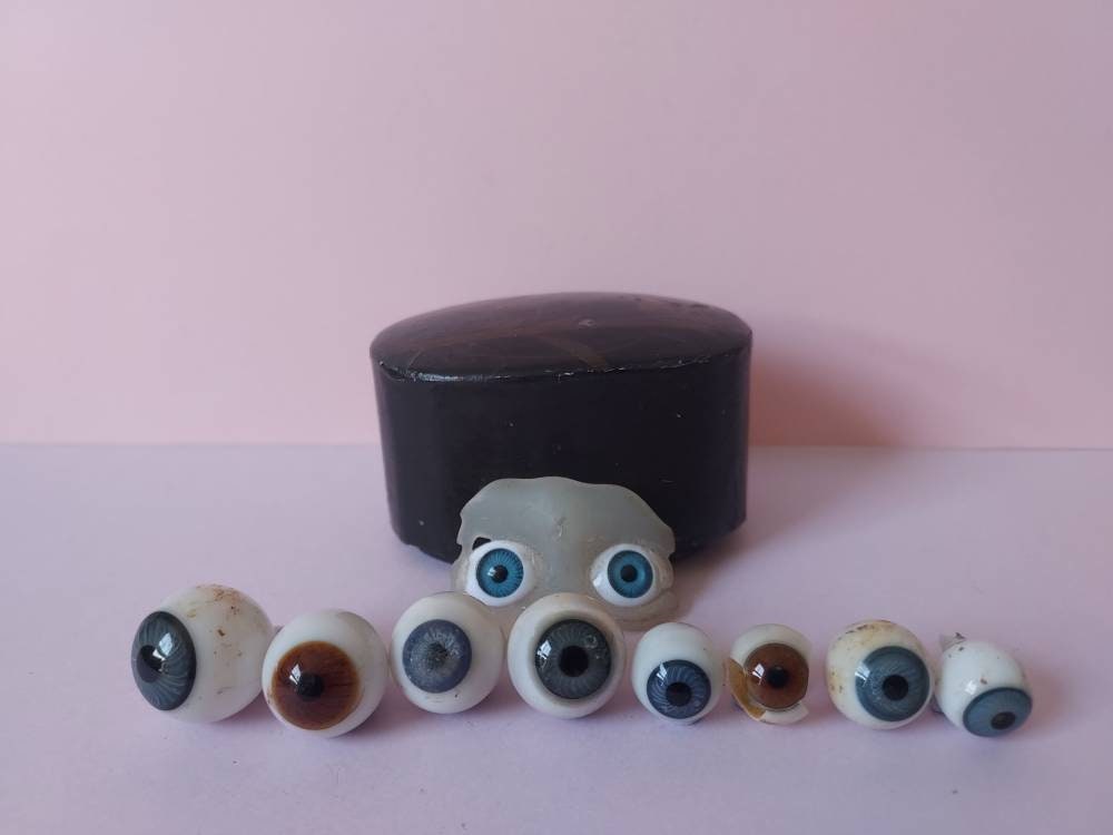 Antique Blown Glass Dolls' Eyes Etsy