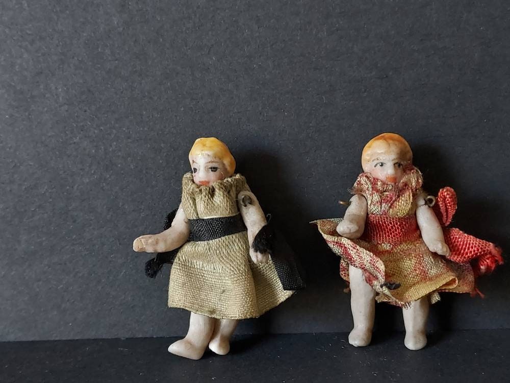 Hertwig Miniature Bisque Dolls - Etsy