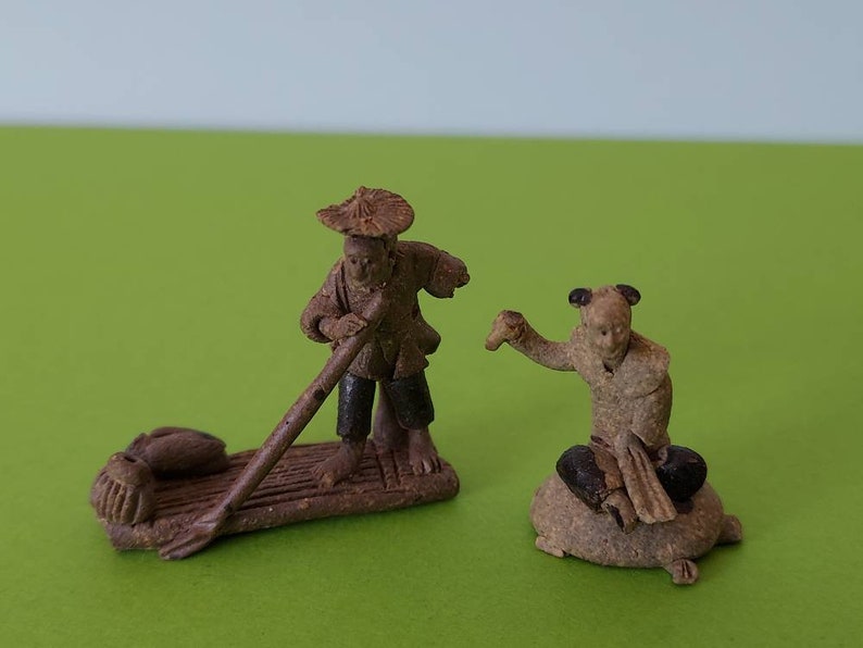 Miniature Chinese Clay Figures image 3