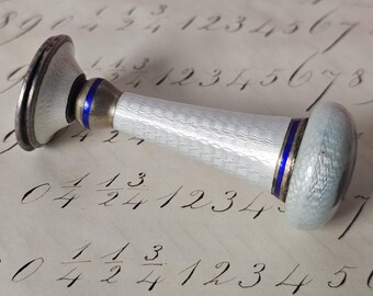 Silver Guilloche Cat Desk Seal - Etsy