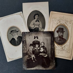 Antique Tintype Portraits