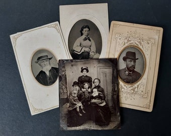 May include: Three vintage black and white photographs in ornate frames. The first photo shows a man wearing a hat and a suit. The second photo shows a group of people, including a woman wearing a hat and a dress. The third photo shows a man wearing a hat and a suit.