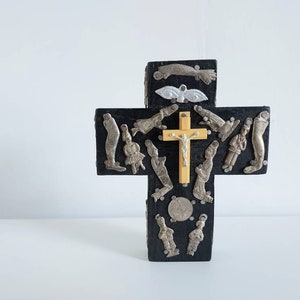 Milagros Folk Art Cross