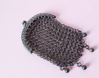 Antique Chateleine Mesh Purse