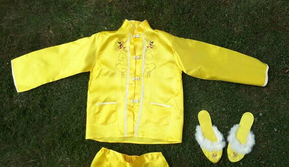 Vintage Satin Lounge Suit