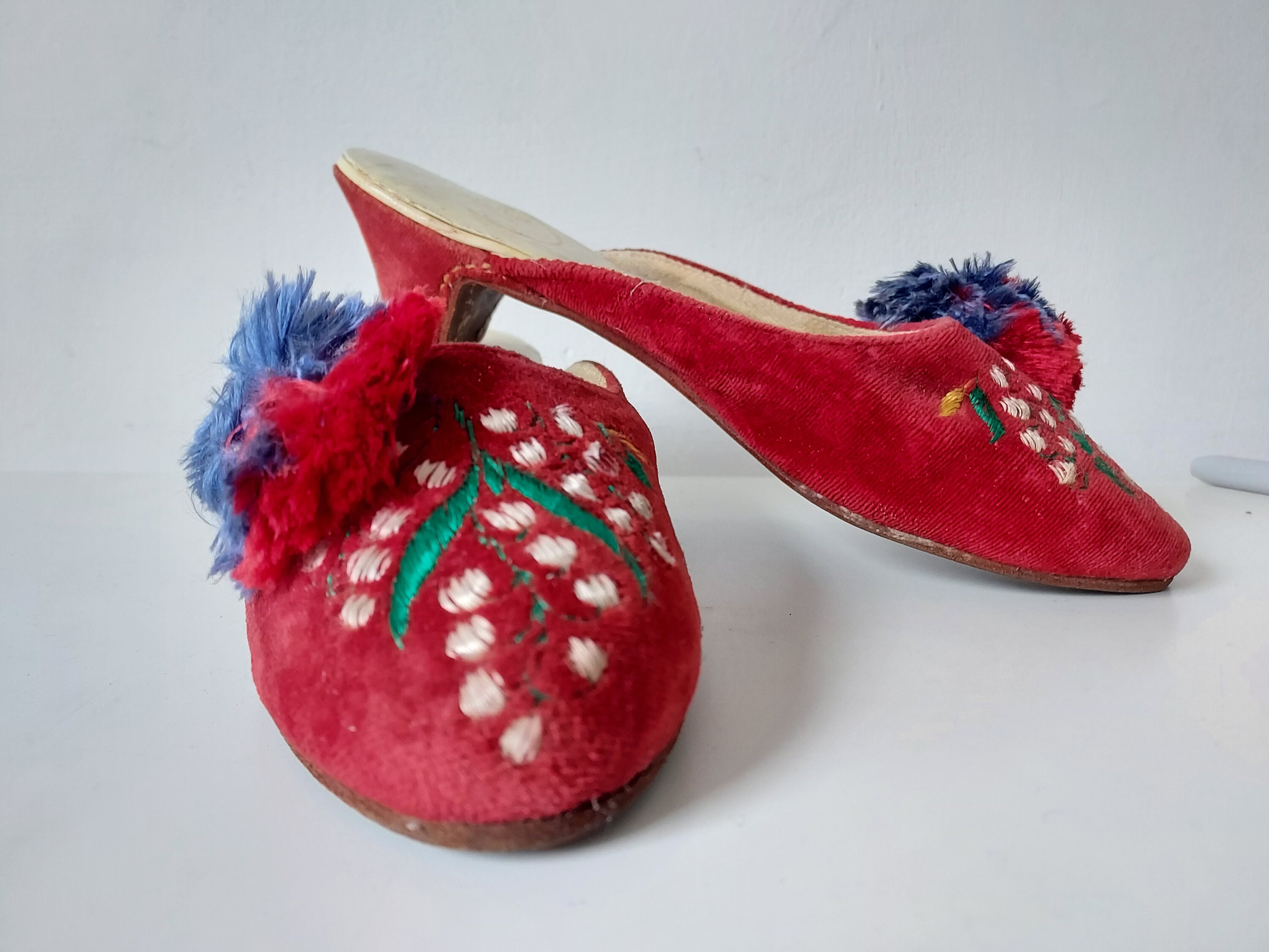 Traditional Szeged Hungarian Slippers Folk Etsy 