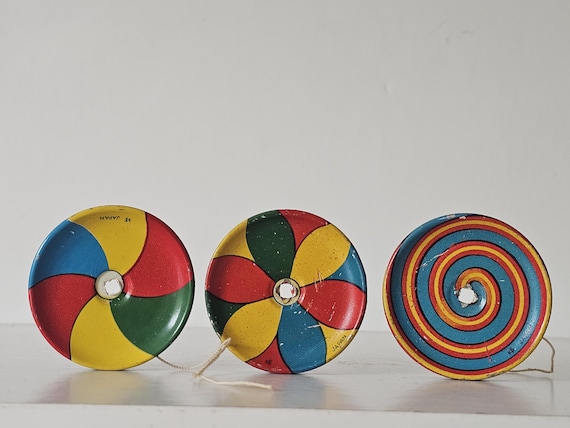 Japanese Tin Yo Yos - Etsy