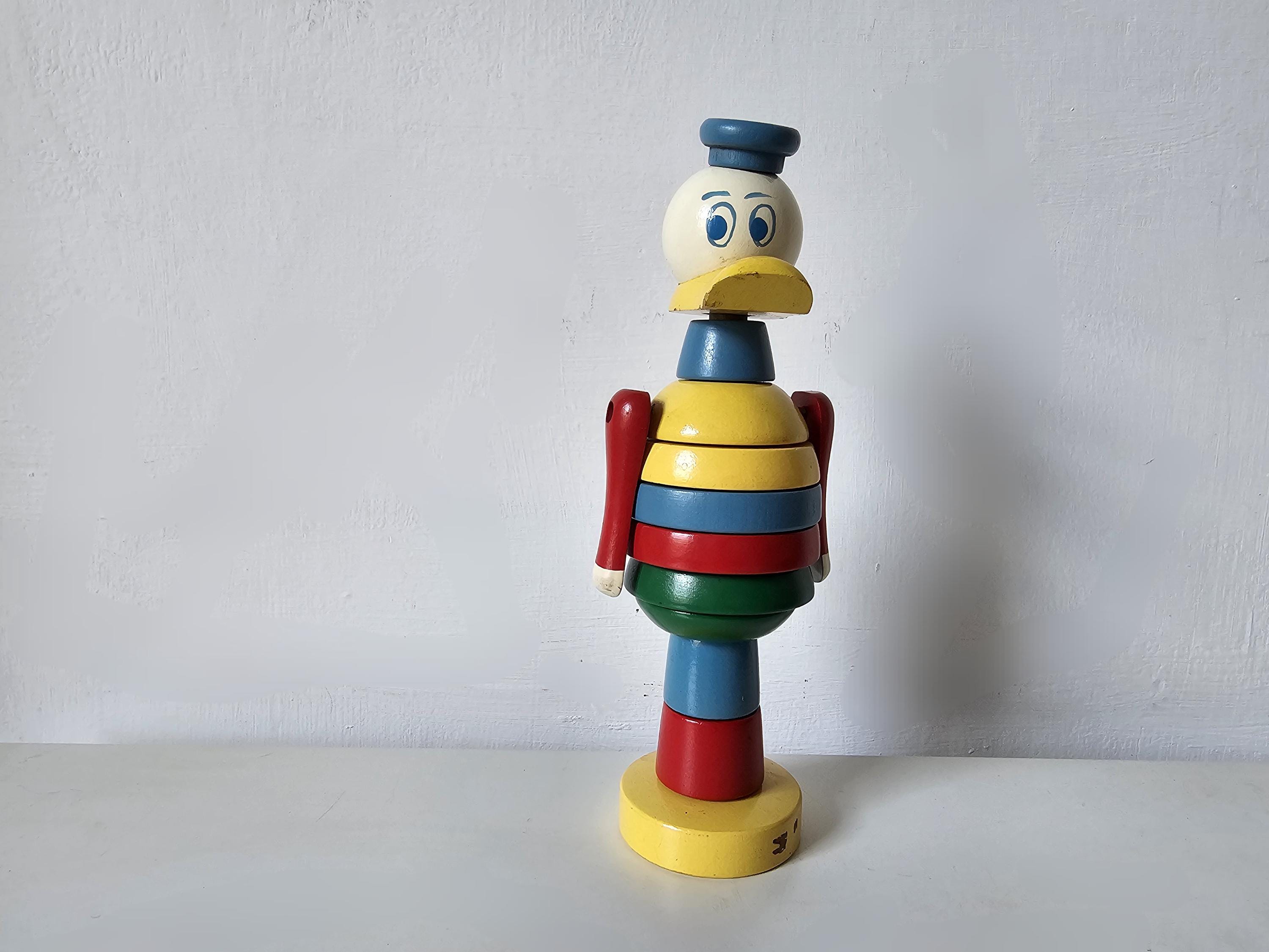 Vintage Brio Stacking Duck Toy