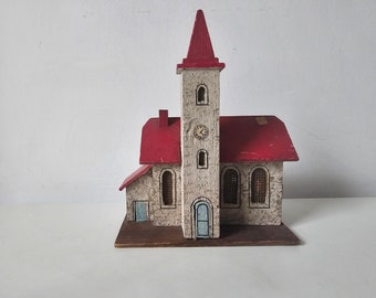 Antique Erzgebirge Miniature Church