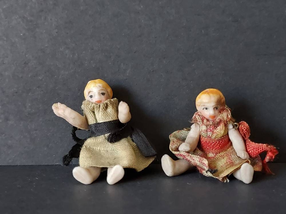 Hertwig Miniature Bisque Dolls Etsy