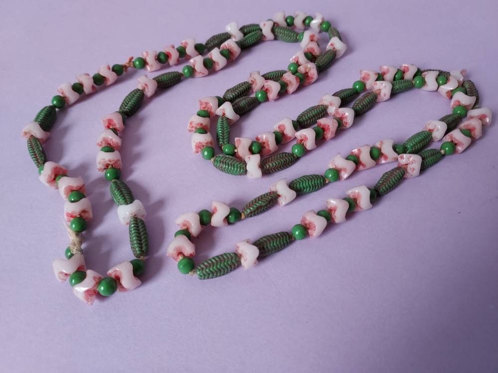 Antique Neiger Brothers Beaded Necklace