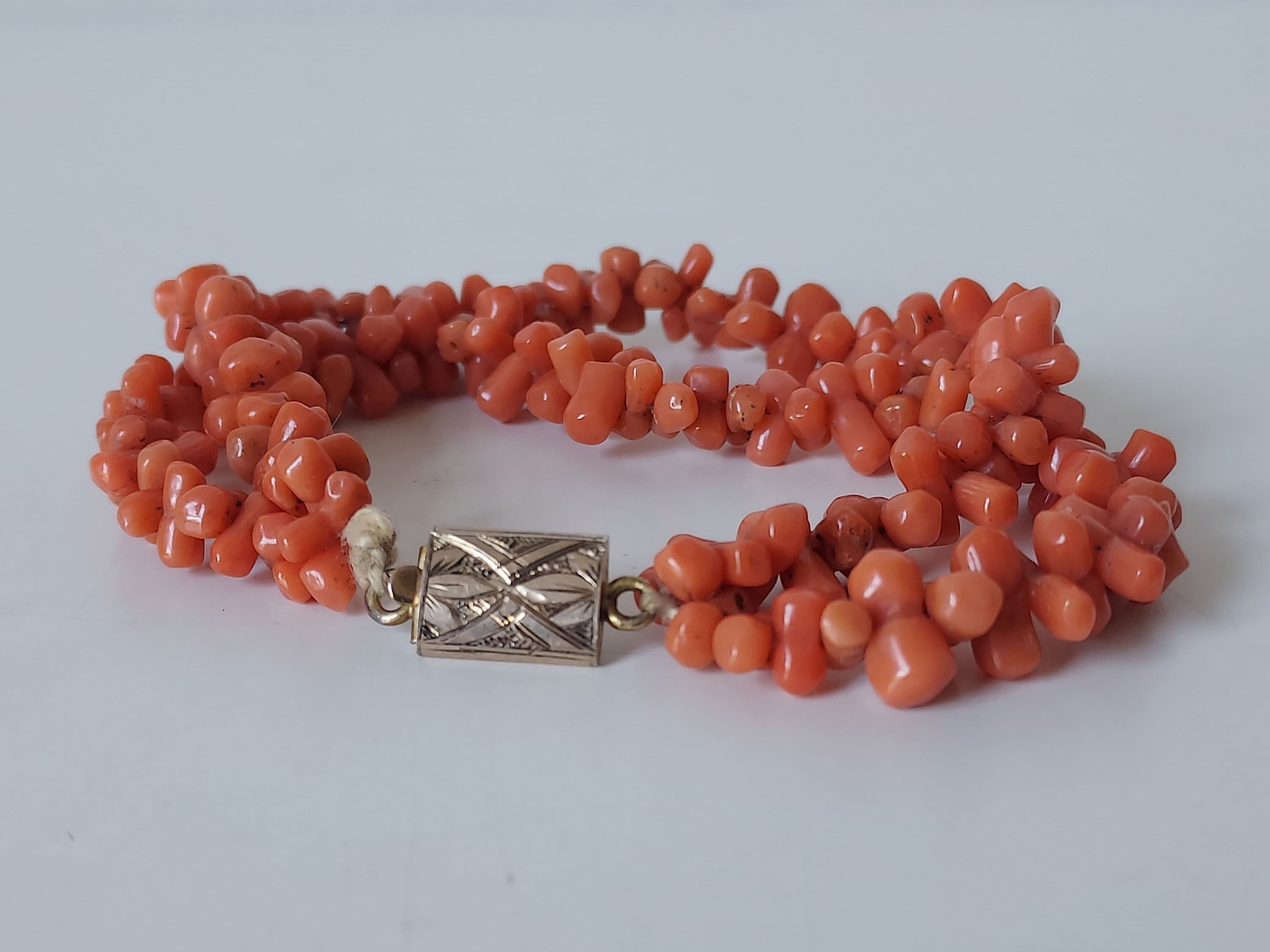 Antique coral hotsell bracelet