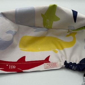 Fish, EURO, XL Euro or SKULL Surgical Scrub Caps, Nurse Doctor Tech Vet Baking Scrub Caps