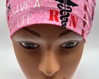 Pink Nurse EURO, XL Euro and SKULL Surgical Scrub Caps | Nurse | Vet | Scrub Caps