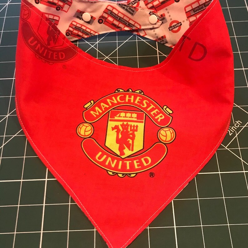 Pet Hankies Dog Bandanas Cat Bandanas Manchester United Etsy