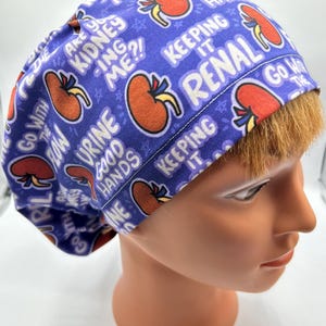 Urine Good Hands, Go with the Flow, Keeping it Renal, Urology Urologist EURO, XL Euro or SKULL Surgical Scrub Caps, Nephrology, Doctor Nurse