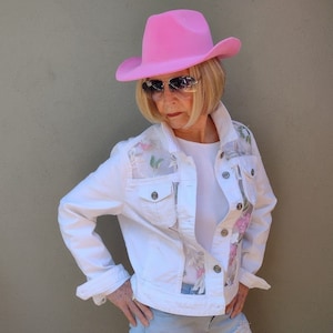 Denim Jean Jacket, Lace,  Lace Insert,  Bride Jean Jacket,  Mrs. Jean Jacket, Embellished jean jacket, Jean Jacket, White Denim, Unique