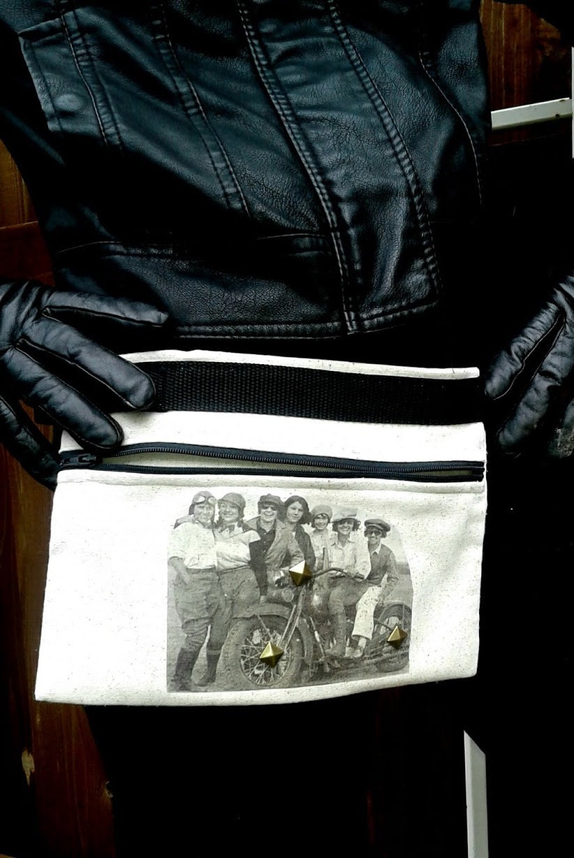 Motorcycle fanny pack fanny pack women's motorcycycle Etsy