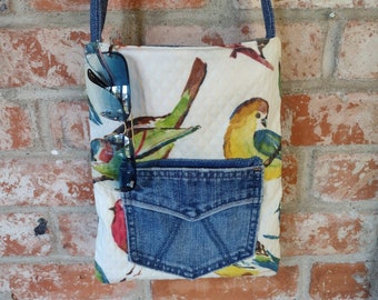 Levi Jean bag, Crossbody bag, jean bag, denim Crossbody bag, Levi Denim bag, Recycled Jean bag, Levi bag, Upcycled Bag, Levi purse