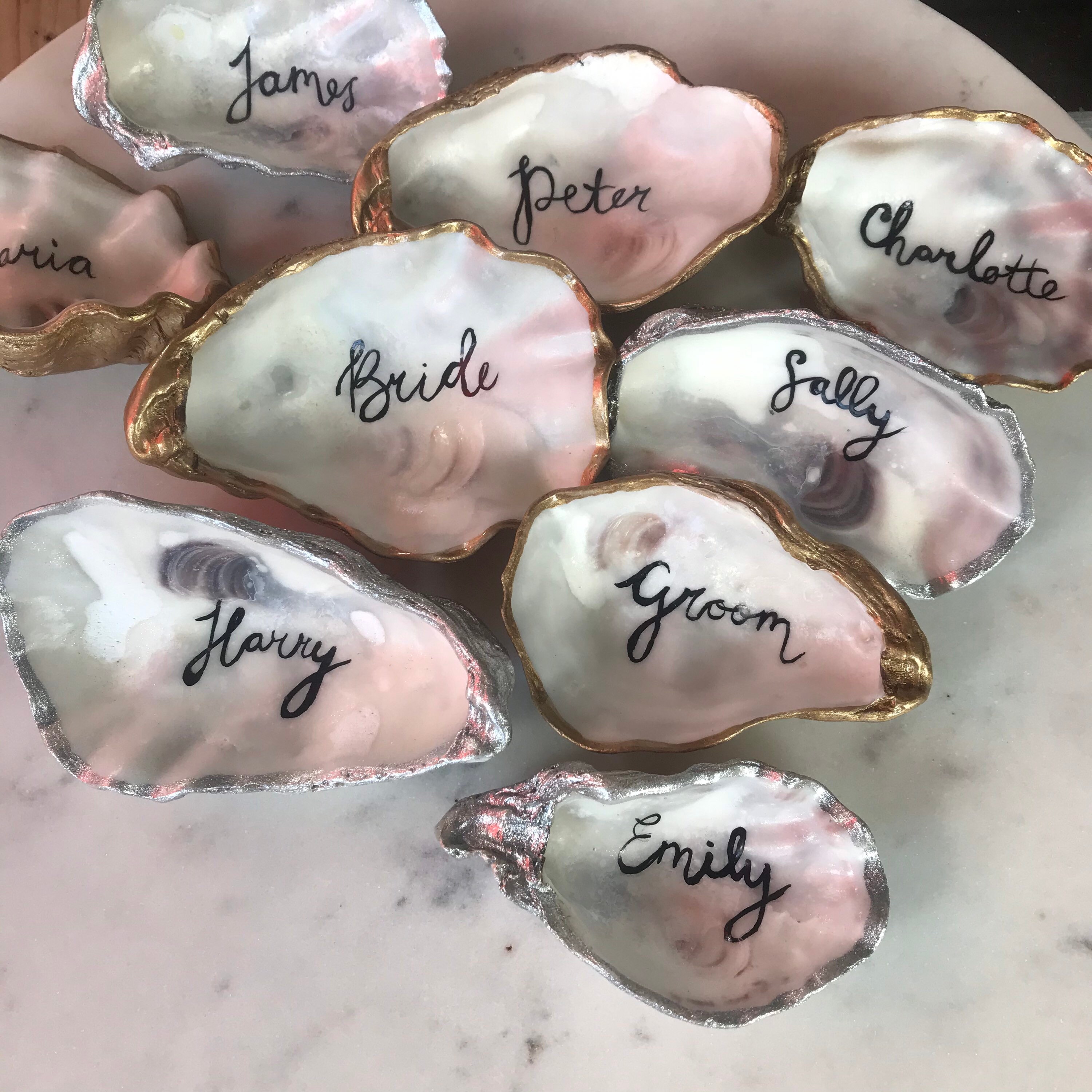 Oyster Shell Place Names | Oyster Shell Table Names | Oyster Shell ...