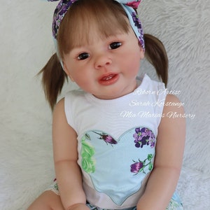 Katie Marie, bebé reborn personalizado, pedido personalizado de 12 semanas, guardería de Mia Maria