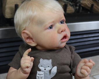 カスタムリボーンドール「サスキア」：男の子用または女の子用（ミア