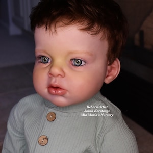 Custom order reborn toddler Arianna made into a boy~12 week custom order~ Mia Maria's Nursery