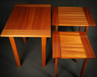 Sapele Occasional Tables