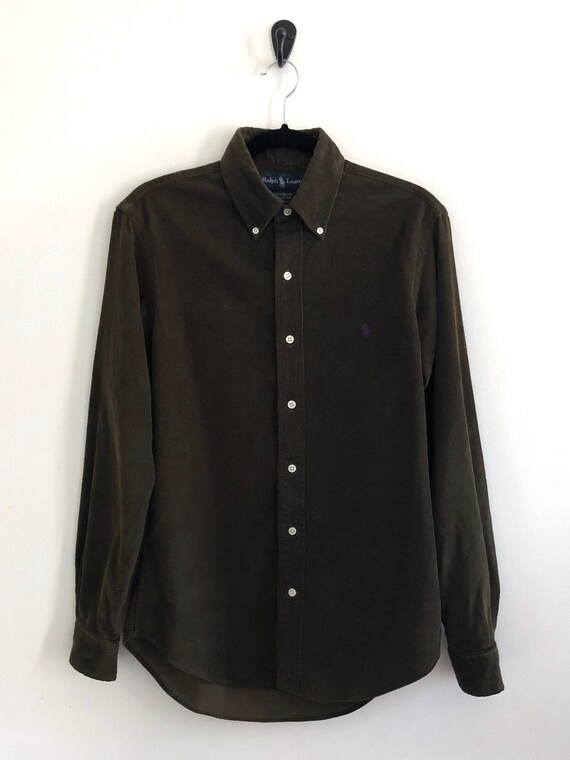vintage ralph lauren corduroy shirt