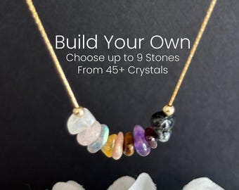 Bygg ditt eget specialdesignade halsband med personliga kristallintentioner