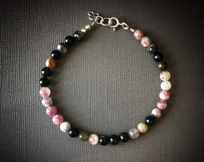 Tourmaline Bracelet Femme, Protection Bracelet