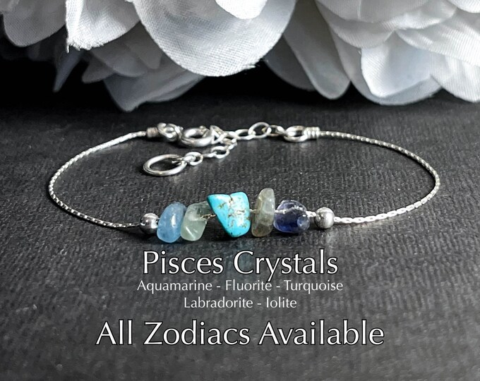 Pisces Aries Taurus Gemini Bracelet Astrology Gifts Anklet Zodiac Gift