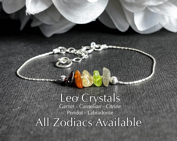 Leo Virgo Libra Scorpio Bracelet Astrology Gifts Anklet Zodiac Gift