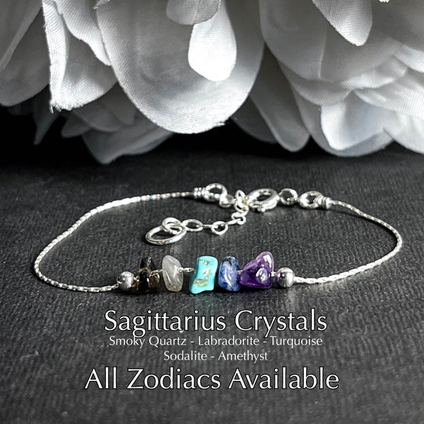 Sagittarius Capricorn Aquarius Pisces Bracelet Astrology Gifts Anklet Zodiac Gift