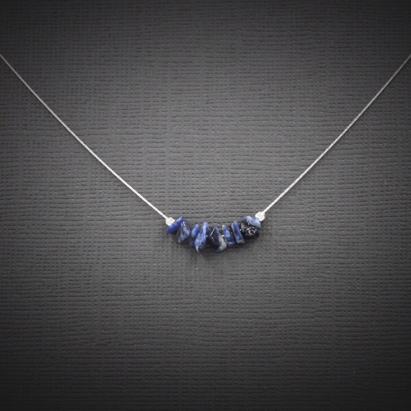 Sodalite Necklace Etsy