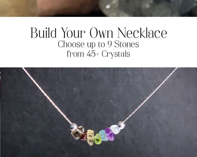 Build Your Own Custom Necklace with Personalized Crystal Intentions