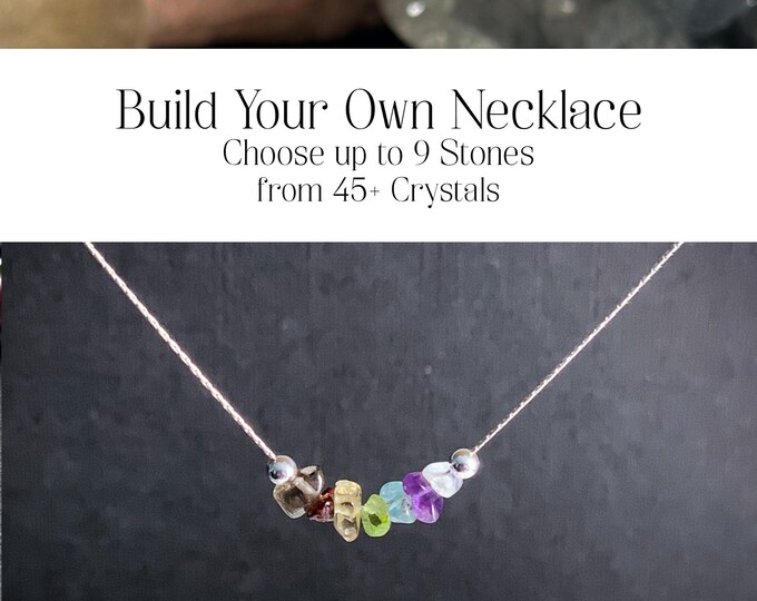 Build Your Own Custom Necklace with Personalized Crystal Intentions