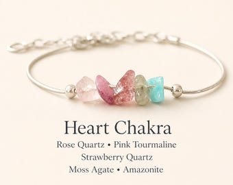 Hjärtchakra Kristallarmband Guldfylld Fotlänk Silver Ädelsten Meditation Gåva Yoga Andlig Wellness Tillbehör Rosenkvarts Mossa Agat