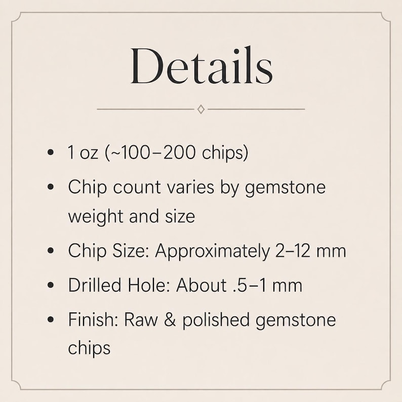 Raw Crystal Gemstone Chip Beads by Weight Loose Drilled Chips 1oz Destash Jewelry Making Supplies Natural Stone Bulk Wholesale image 11
