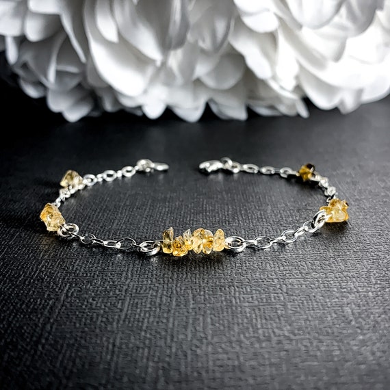 Citrine anklet best sale