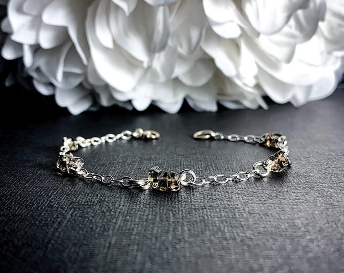 Smoky Quartz Crystal Anklet Healing Crystals Smokey Quartz