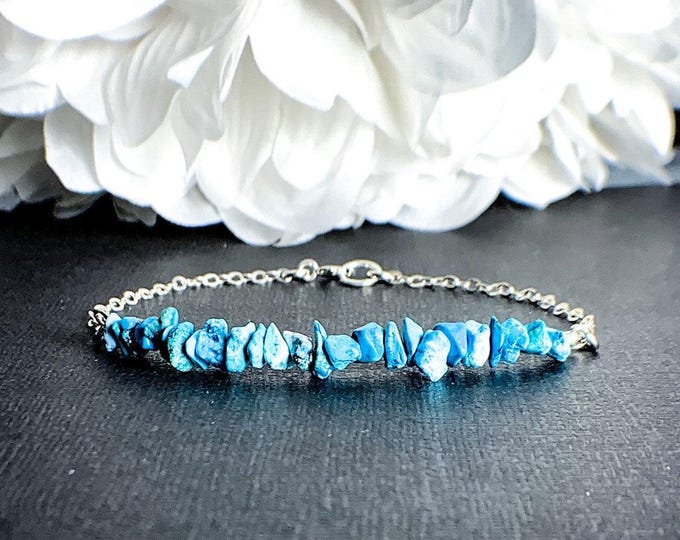 Turquoise Healing Crystals Bead Bracelet