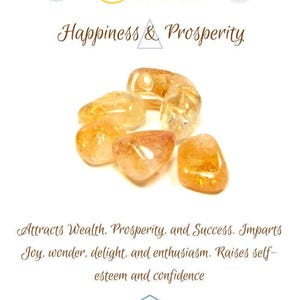 Raw Citrine Necklace, citrine crystal prosperity stones, abundance crystals image 4