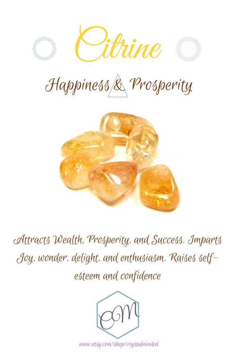 Raw Citrine Necklace, citrine crystal prosperity stones, abundance crystals image 4