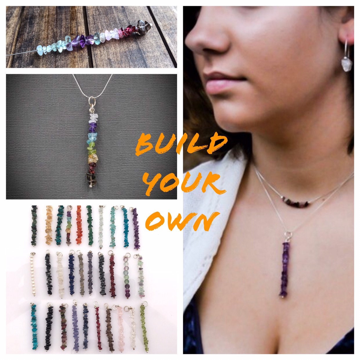 Set Your Own Crystal Necklace Jewellery Craft Set Jewellery Making