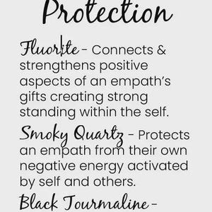 Empath Protection Necklace Raw Crystal Adjustable Necklace Sterling Silver or 14K Gold Filled image 4