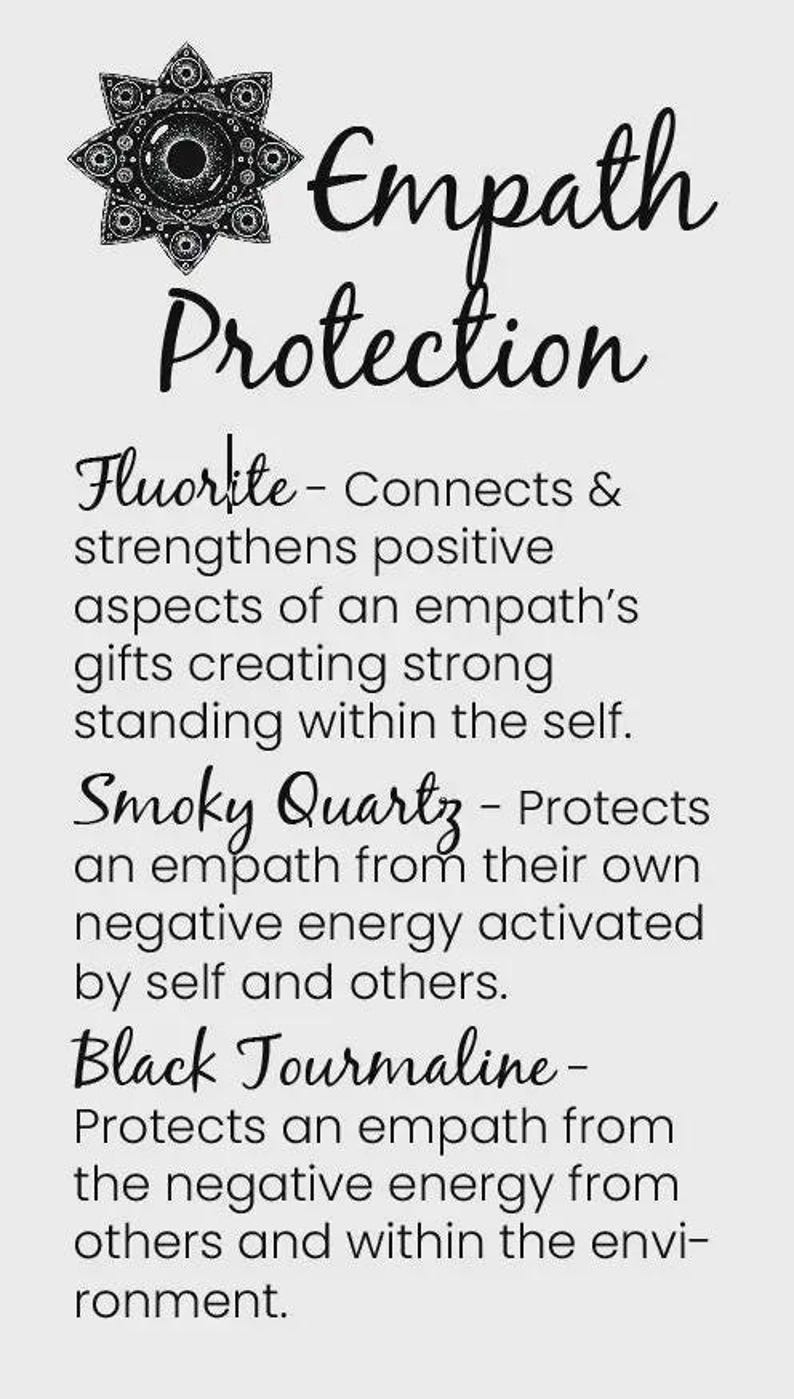 Empath Protection Necklace Raw Crystal Adjustable Necklace Sterling Silver or 14K Gold Filled image 4