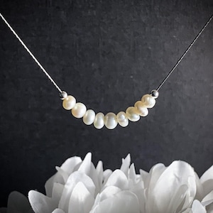 Pearl Necklace, Real Pearl Necklace, Dainty Pearl, Pearls, Real Pearls