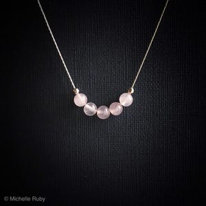 Rose Quartz Crystal Necklace