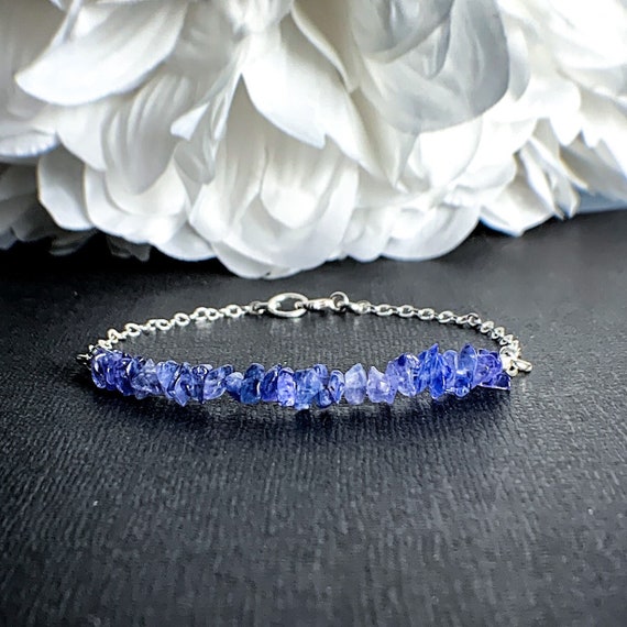 Tanzanite bracelet hotsell etsy